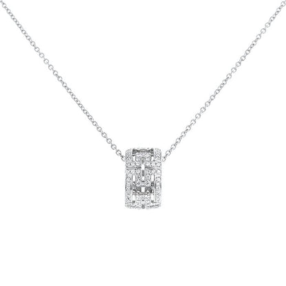[Eternal Jewelry]PARENTESI NECKLACE SILVER DIAMOND