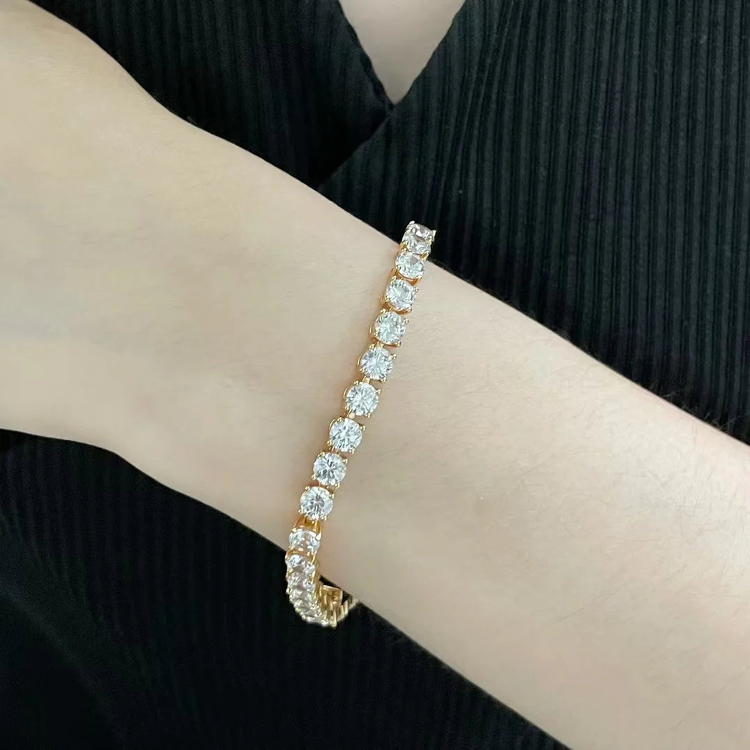 [Eternal Jewellery] TENNIS BRACELET WITH FULL DIAMOND SETTING