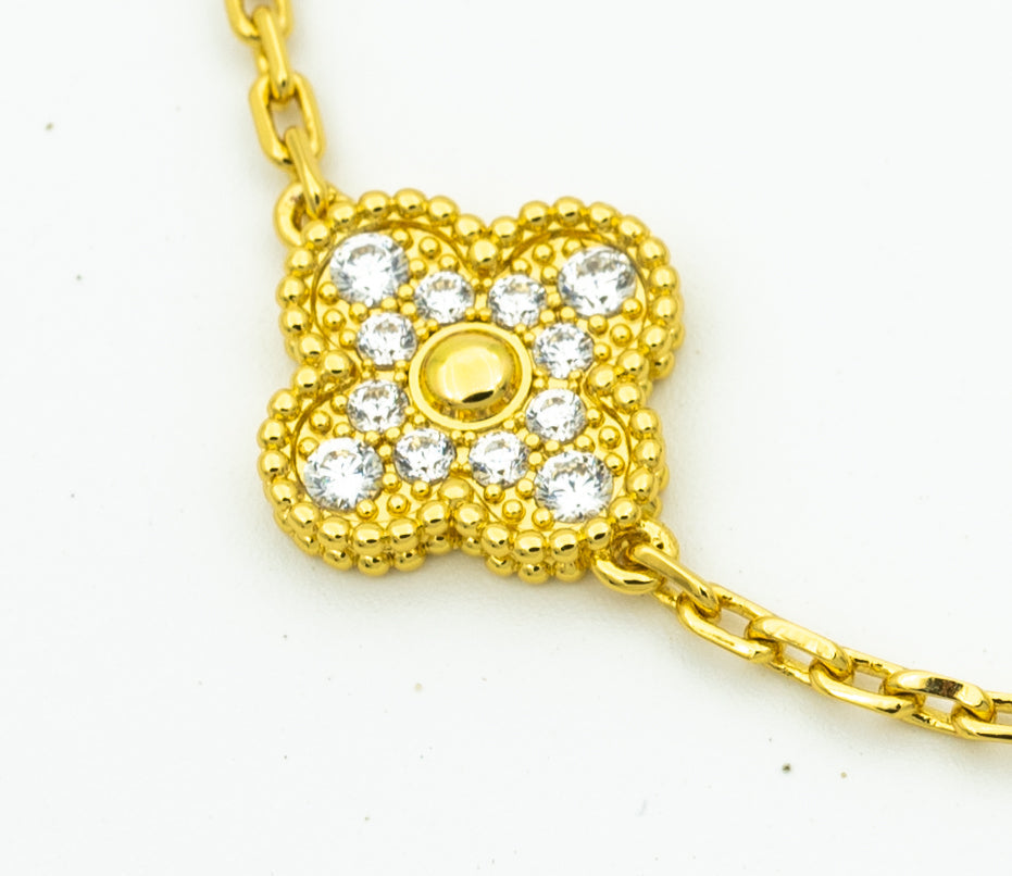 [Eternal Jewelry] CLOVER 5 MOTIF LASER BRACELET COLLECTION
