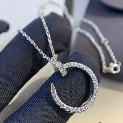 [Eternal Jewelry]JUSTE NECKLACE SILVER DIAMONDS
