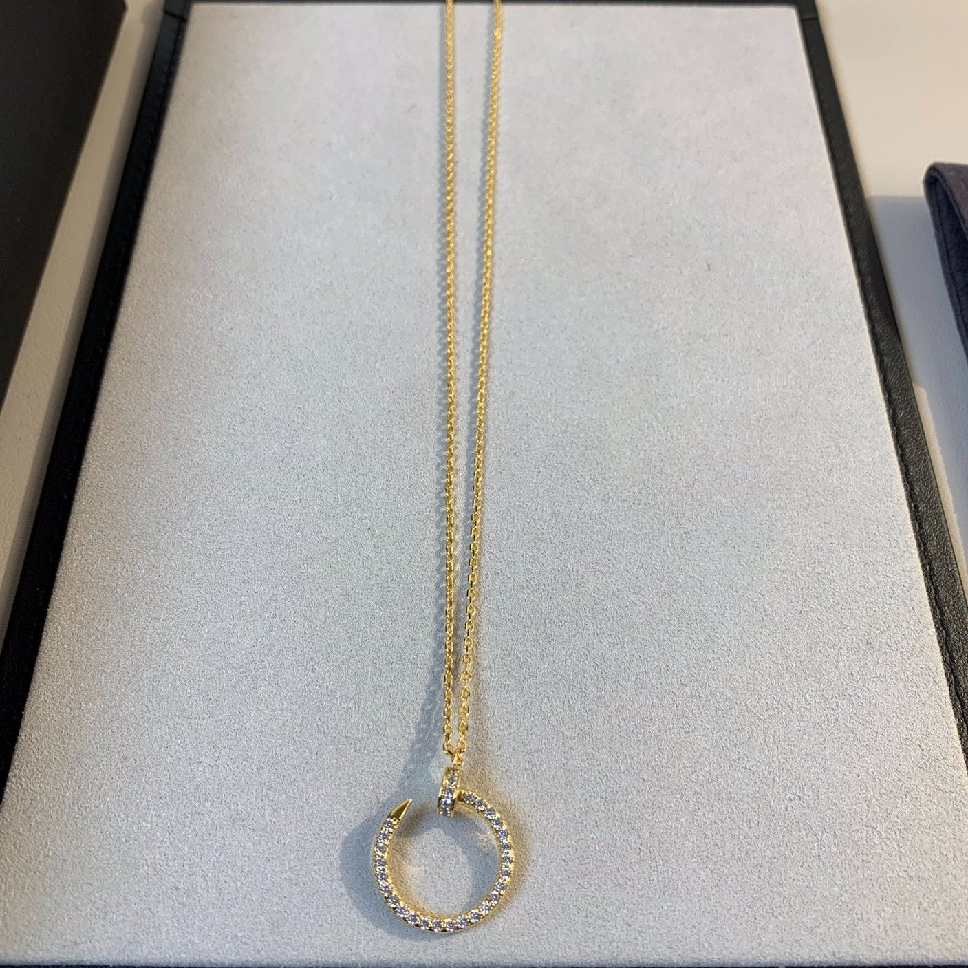 [Eternal Jewelry]JUSTE NECKLACE GOLD DIAMONDS