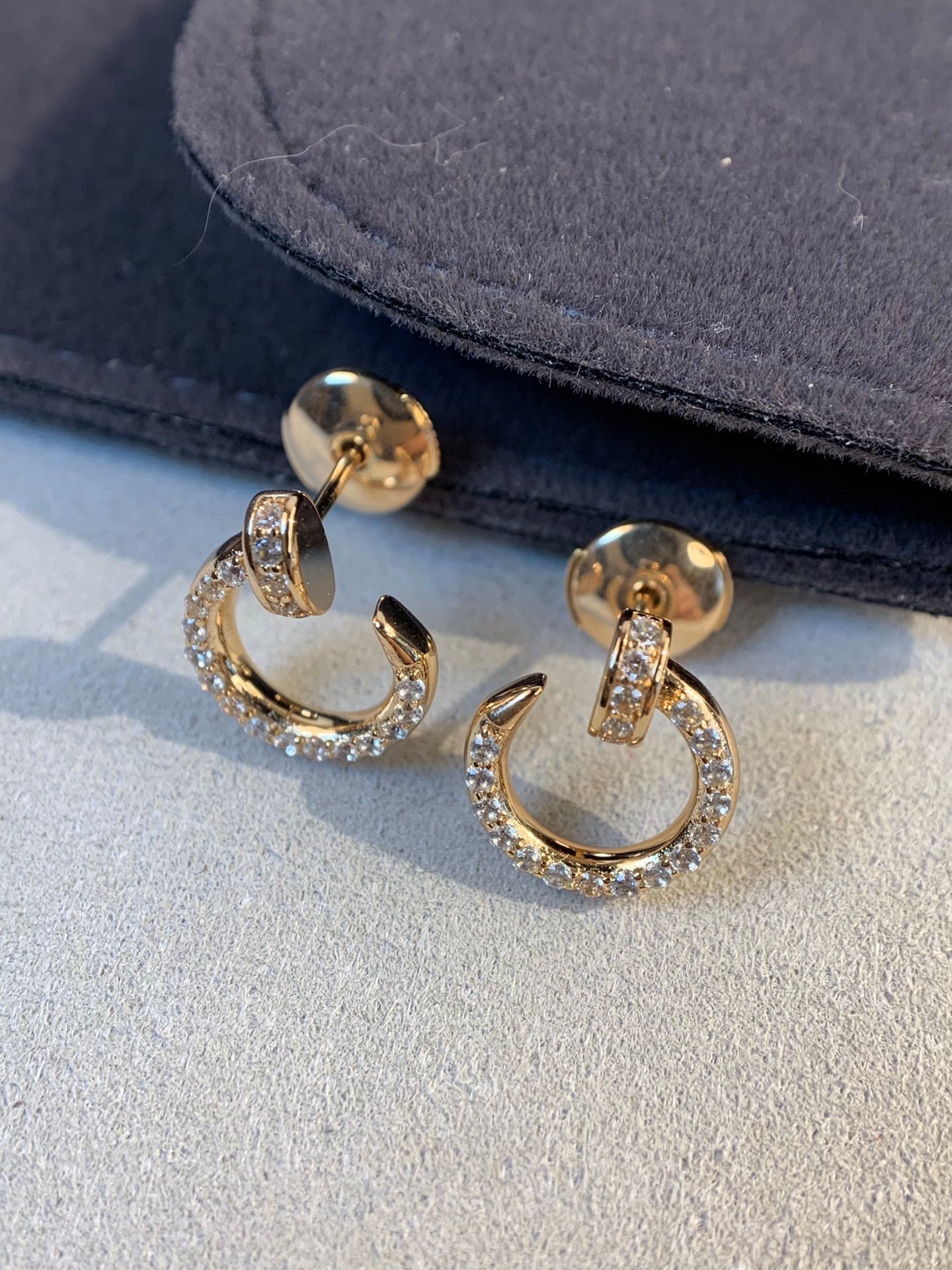 [Eternal Jewelry]JUSTE EARRINGS GOLD DIAMONDS