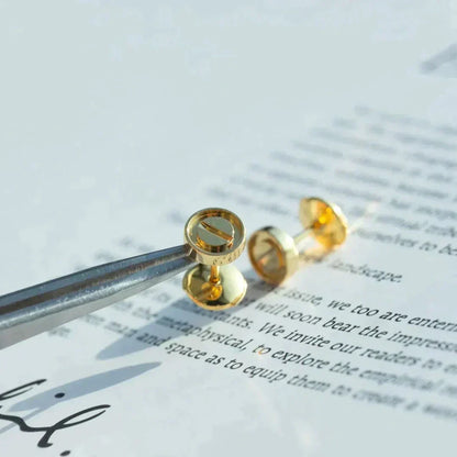 [Eternal Jewelry]LOVE EARRINGS GOLD 10MM