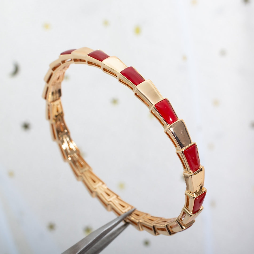 [Eternal Jewelry]SERPENTI BRACELET PINK GOLD RUBELLITE