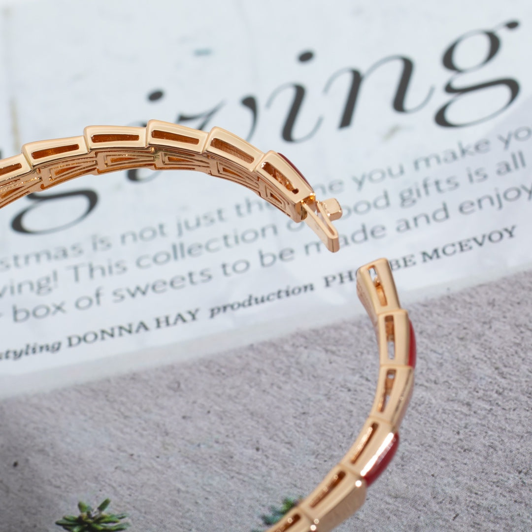 [Eternal Jewelry]SERPENTI BRACELET PINK GOLD RUBELLITE