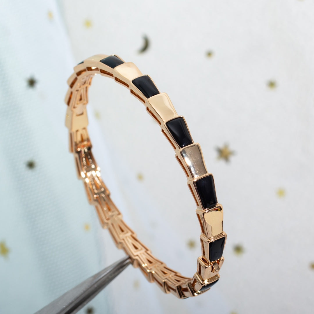 [Eternal Jewelry]SERPENTI BRACELET PINK GOLD ONYX