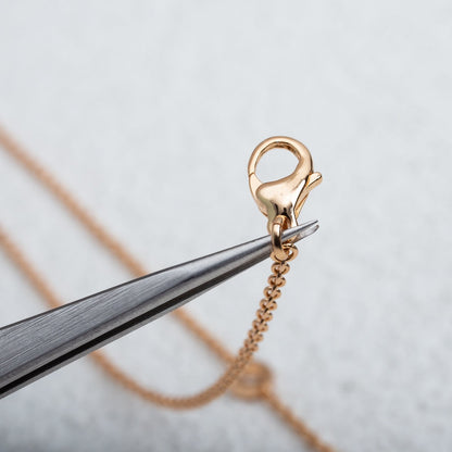 [Eternal Jewelry]PARENTESI NECKLACE PINK GOLD