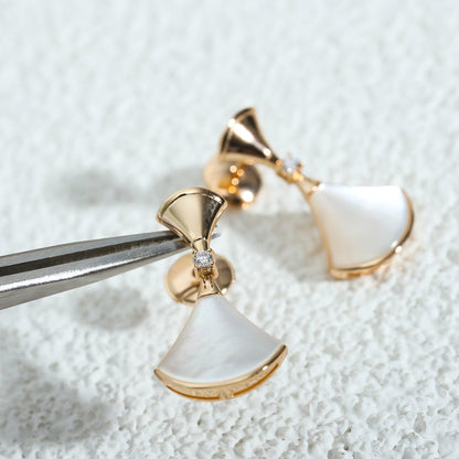 [Eternal Jewelry]DREAM MOP PINK GOLD EARRINGS