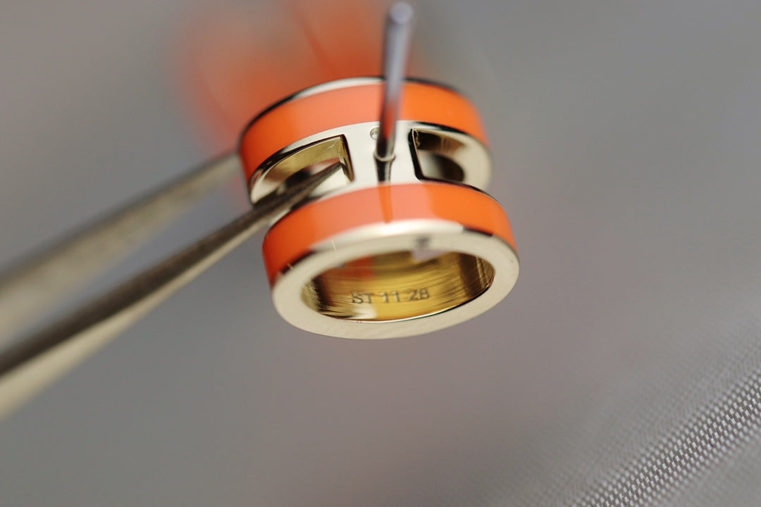 [Eternal Jewelry]MINI POP H EARRINGS ORANGE