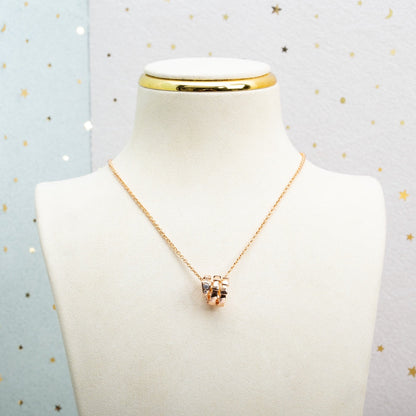 [Eternal Jewelry]SERPENTI PINK GOLD NECKLACE DIAMOND
