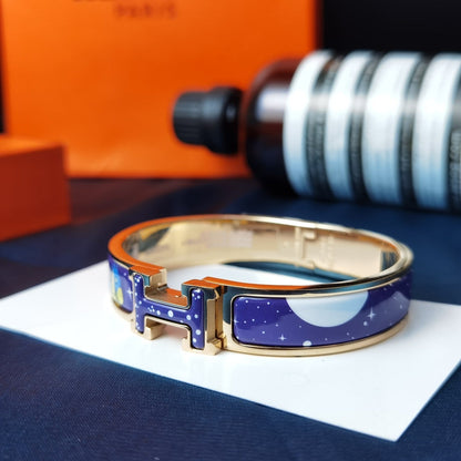 [Eternal Jewelry]H STAR AND MOON BRACELET 12MM