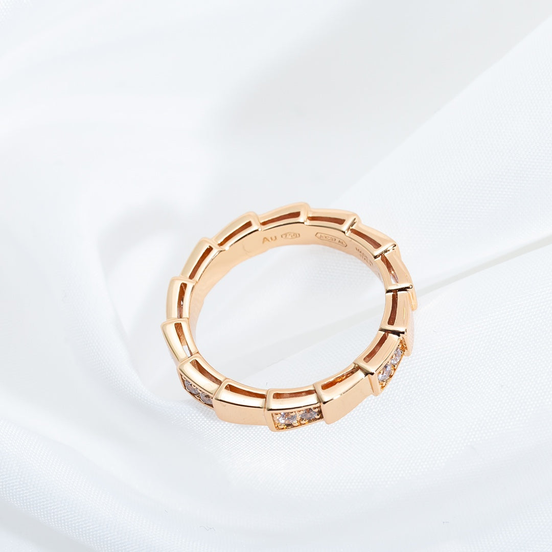 [Eternal Jewelry]SERPENTI RING PINK GOLD  3MM