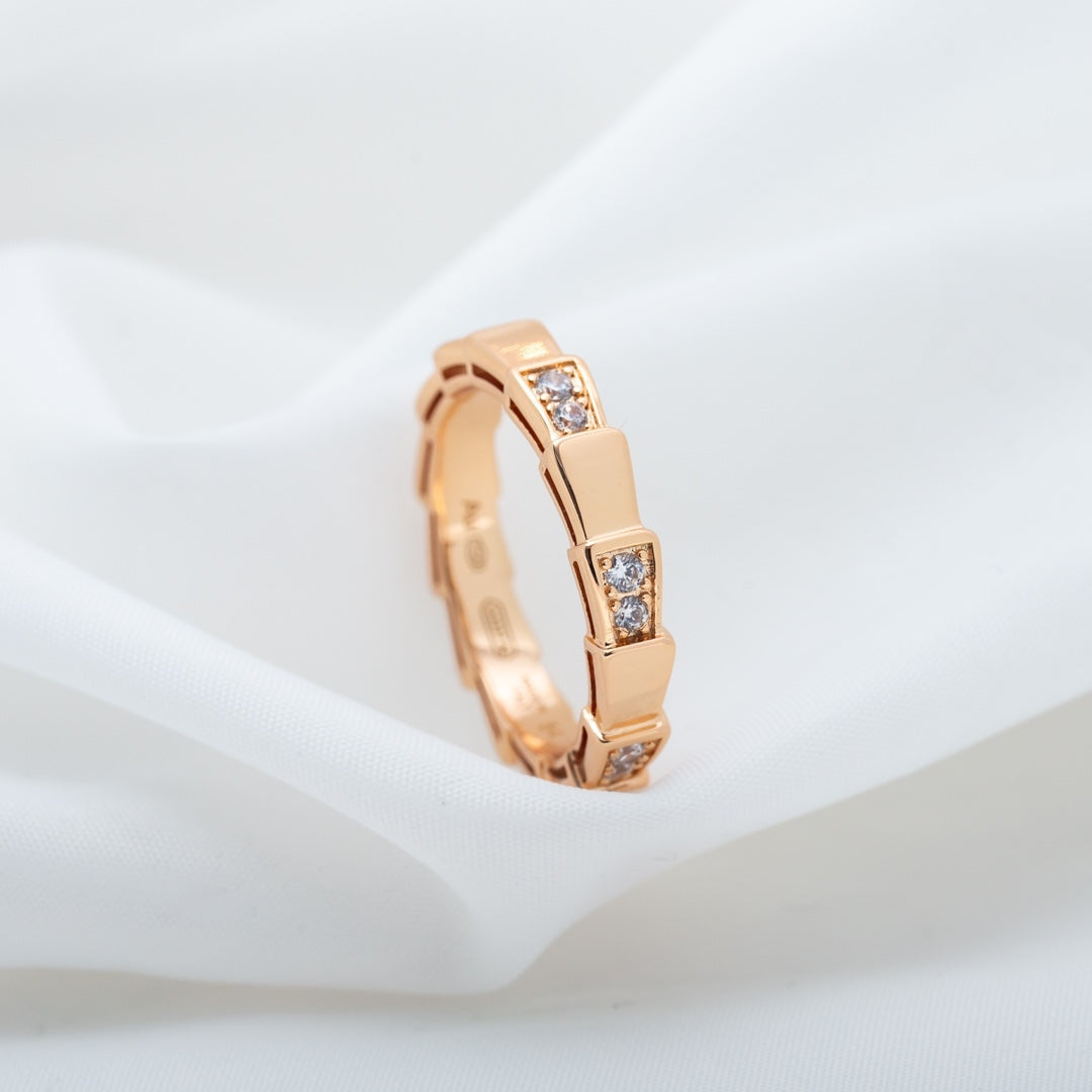[Eternal Jewelry]SERPENTI RING PINK GOLD  3MM