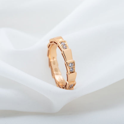 [Eternal Jewelry]SERPENTI RING PINK GOLD  3MM
