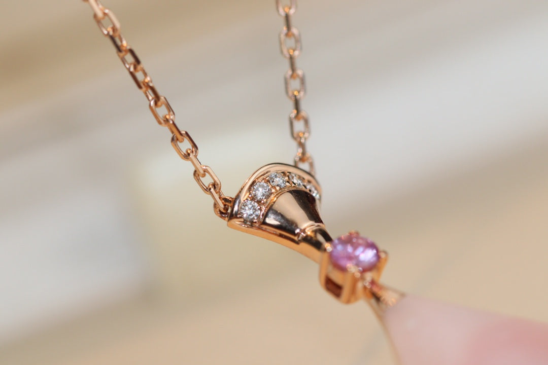 [Eternal Jewelry]DREAM NECKLACE PINK MOP DIAMOND