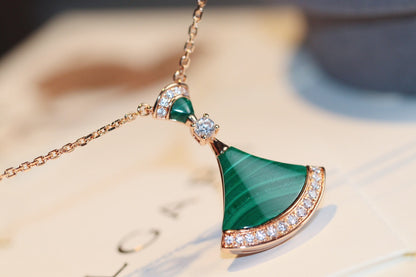 [Eternal Jewelry]DREAM NECKLACE MALACHITE DIAMOND
