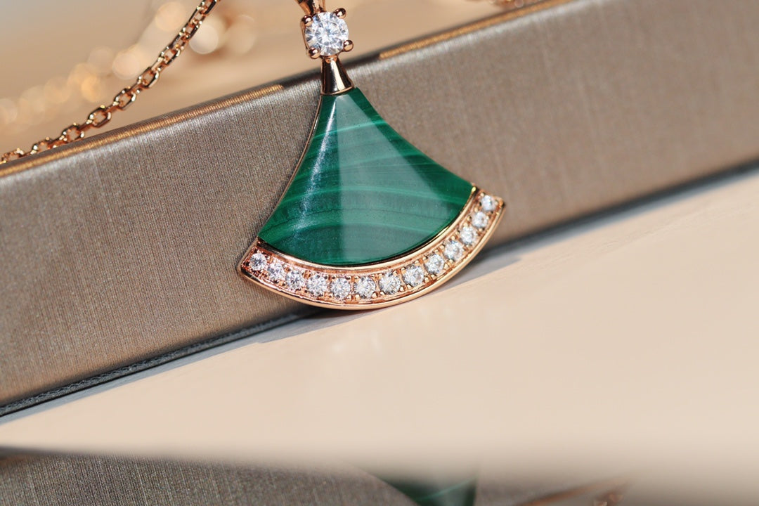 [Eternal Jewelry]DREAM NECKLACE MALACHITE DIAMOND