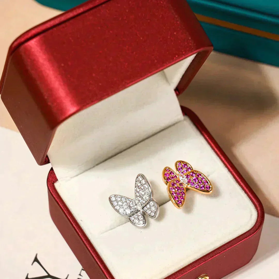 [Eternal Jewelry]TWIN BUTTERFLY DIAMOND RING