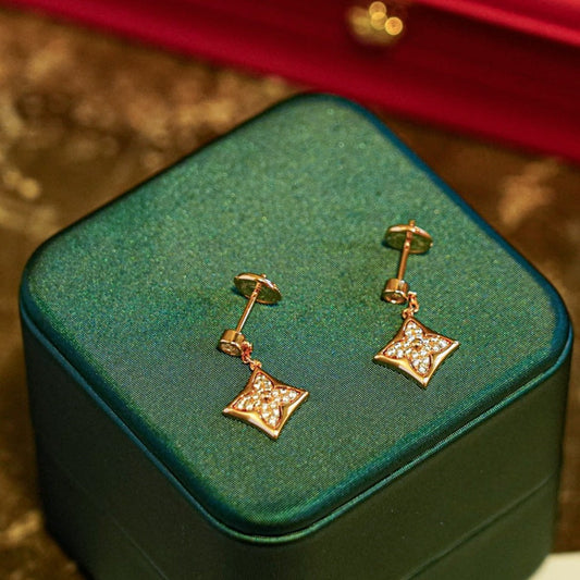 [Eternal Jewelry]STAR DIAMONDS EARRINGS GOLD