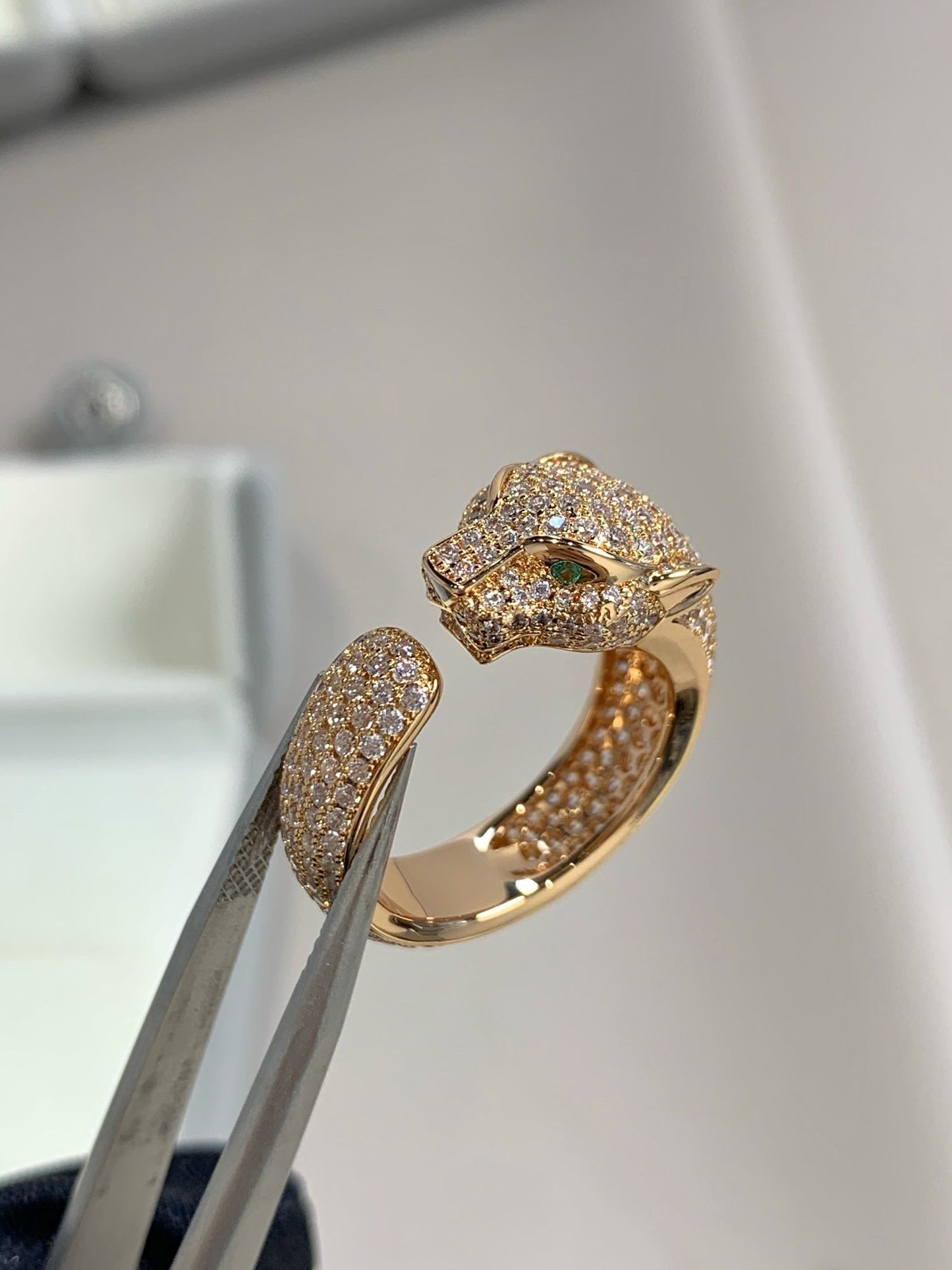 [Eternal Jewelry]PANTHERE PINK GOLD DIAMOND RING