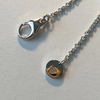 [Eternal Jewelry]ZERO 1 BLACK CERAMIC SILVER NECKLACE