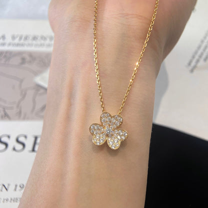 [Eternal Jewelry]FLOWER DIAMOND NECKLACE