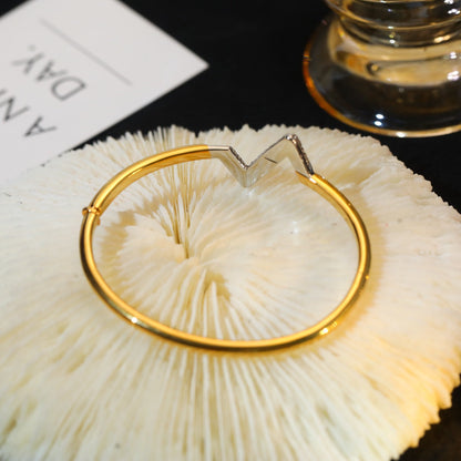 [Eternal Jewelry]VOLTE UPSITE DOWN GOLD DIAMOND BRACELET