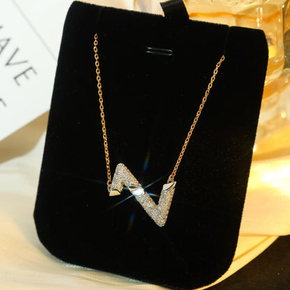 [Eternal Jewelry]VOLT SILVER DIAMOND PEDANT NECKLACE