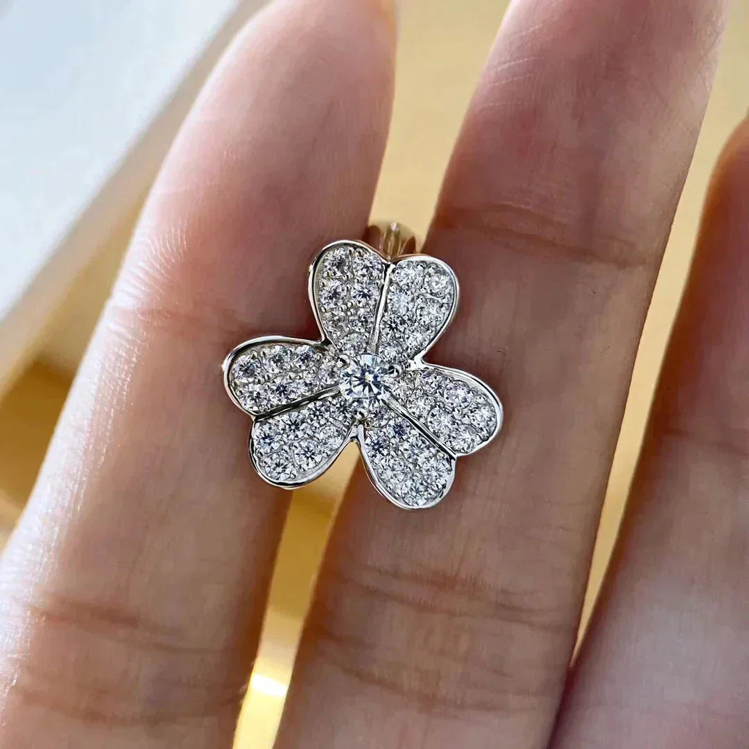 [Eternal Jewelry]CLOVER COMOS DIAMOND EARRINGS SILVER