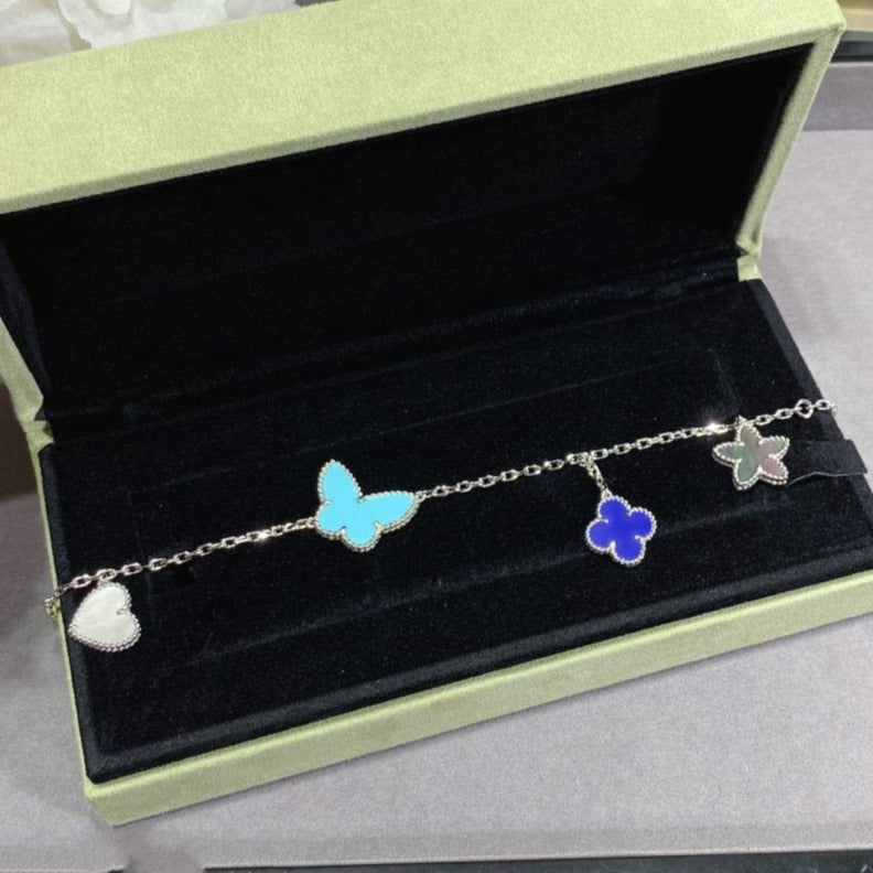 [Eternal Jewelry]LUCKY SPRING SILVER BRACELET 4 MOTIF