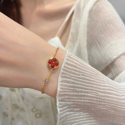 [Eternal Jewelry]SUN PEDANT CARNELIAN BRACELET