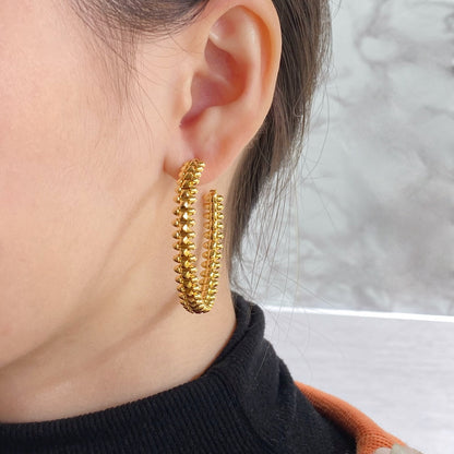 [Eternal Jewelry]CLASH HOOP EARRINGS