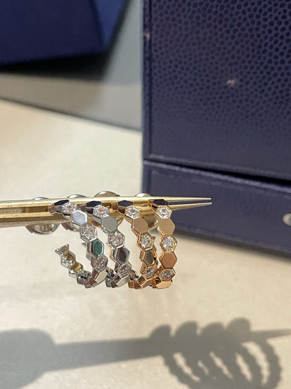 [Eternal Jewelry]Hollow Design Four-Leaf Clover Flower Shape Ring