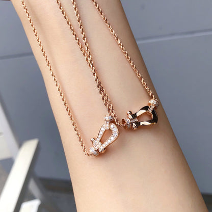 [Eternal Jewelry]FORCE 10 PINK GOLD DIAMOND NECKLACE