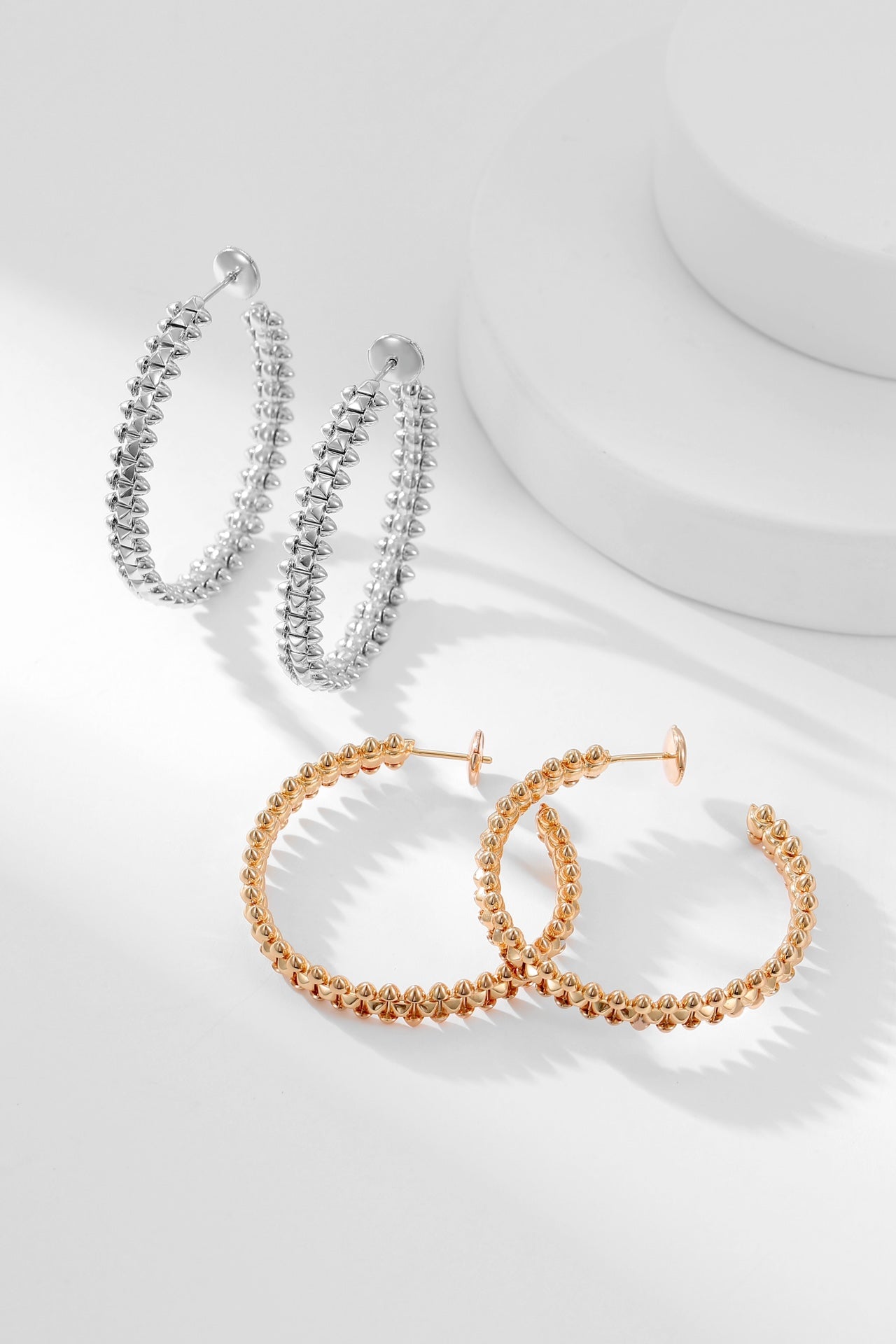 [Eternal Jewelry]CLASH HOOP EARRINGS