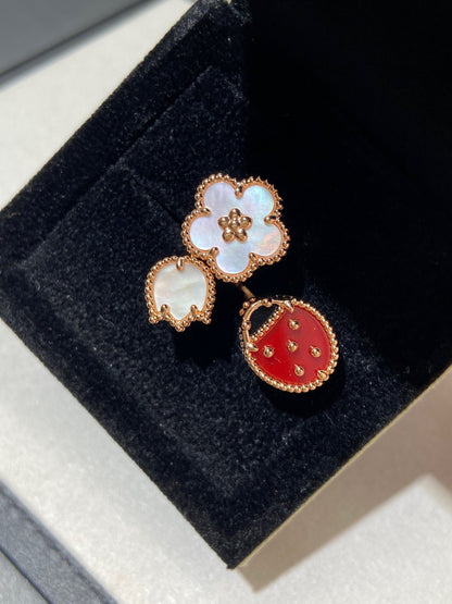 [Eternal Jewelry]LUCKY 3 MOTIF ROSE GOLD RING