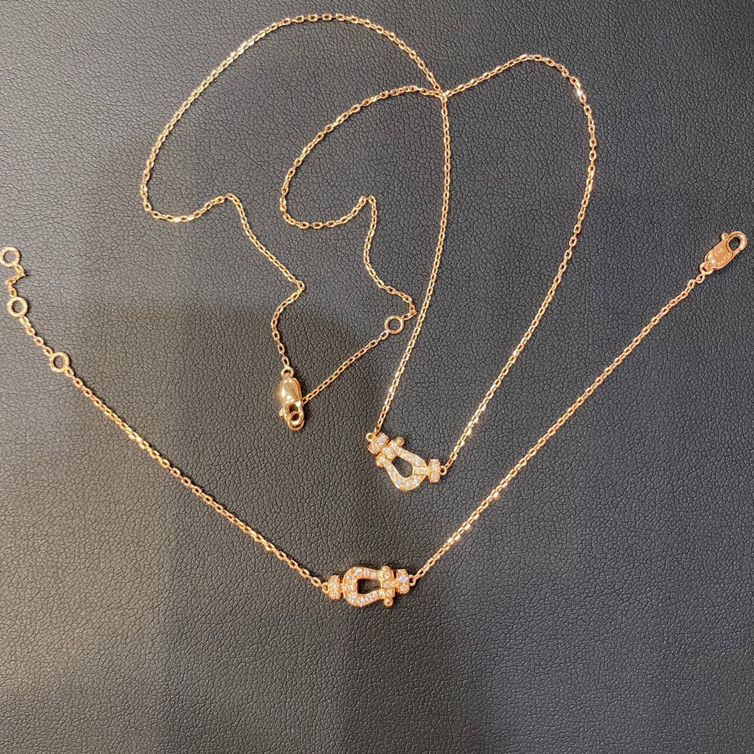 [Eternal Jewelry]FORCE 10 DIAMOND PINK GOLD NECKLACE MINI MODEL