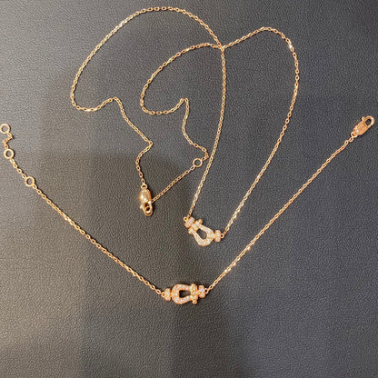 [Eternal Jewelry]FORCE 10 DIAMOND PINK GOLD NECKLACE MINI MODEL