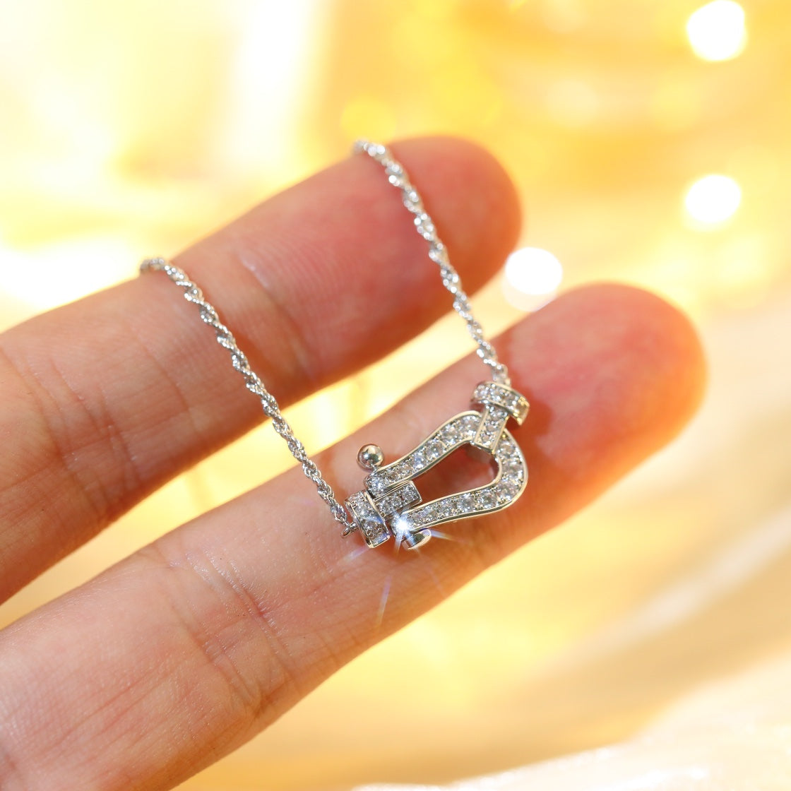 [Eternal Jewelry]FORCE 10 DIAMOND SILVER NECKLACE MINI MODEL