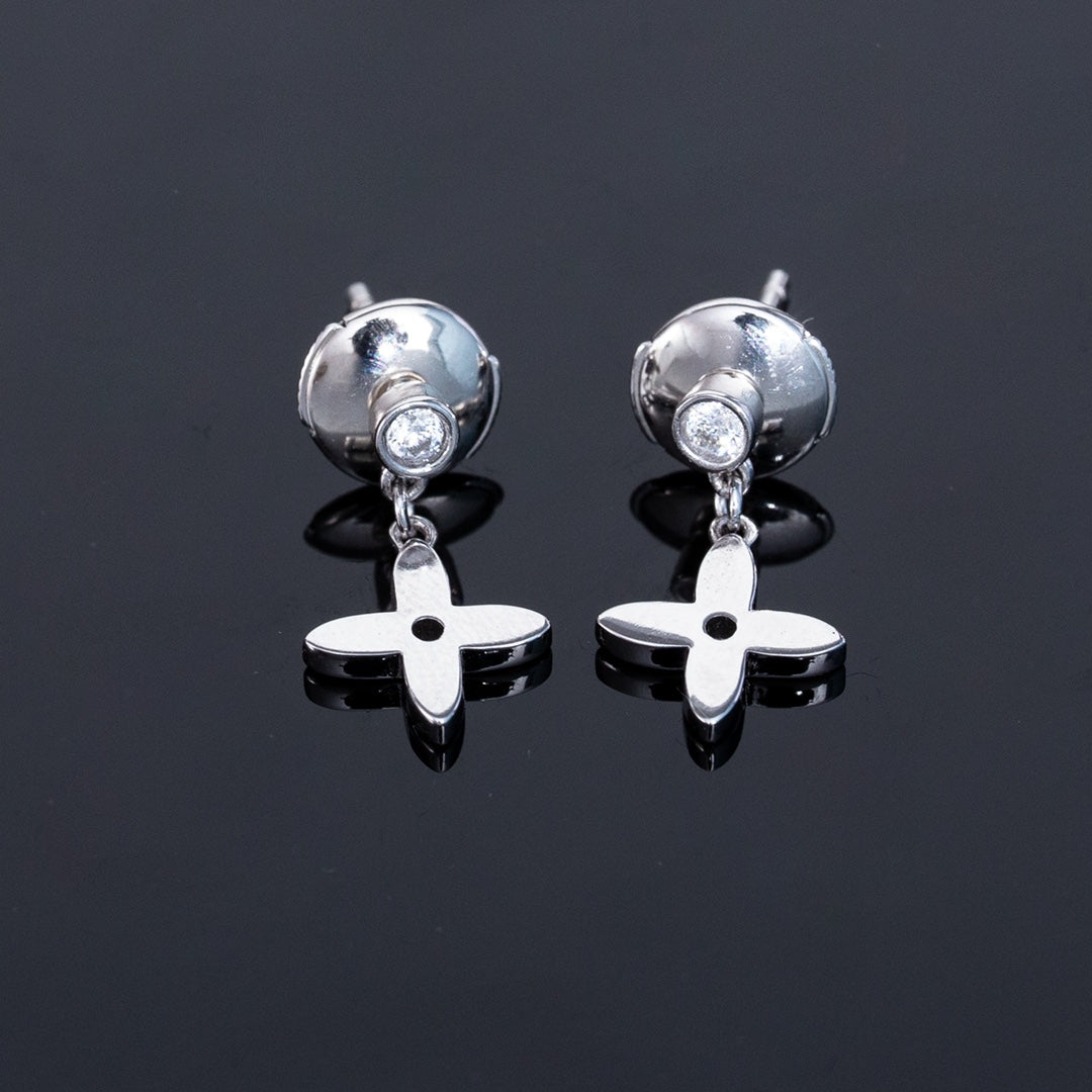 [Eternal Jewelry]VIDYLLE SILVER DIAMOND MINI DROP EARRINGS