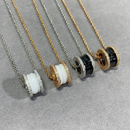[Eternal Jewelry]ZERO 1 DIAMOND CERAMIC NECKLACE