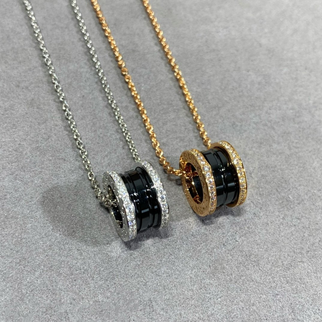 [Eternal Jewelry]ZERO 1 DIAMOND CERAMIC NECKLACE
