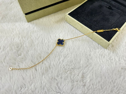 [Eternal Jewelry]CLOVER 1 MOTIF PIETERSITE BRACELET