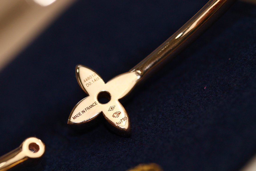 [Eternal Jewelry]IDYLLE PINK GOLD OPEN BRACELET DIAMOND PAVED