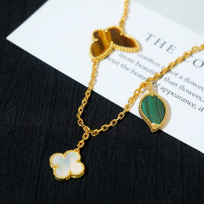 [Eternal Jewelry]LUCKY SPRING 5 MOTIF GOLD BRACELET