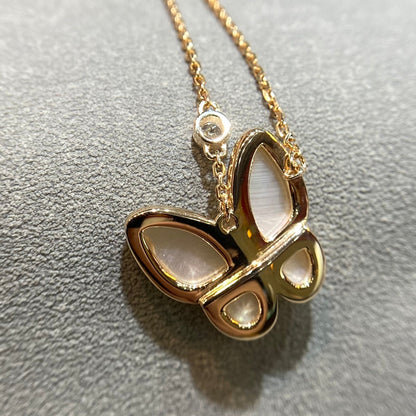 [Eternal Jewelry]BUTTERFLY MOP DIAMOND NECKLACE
