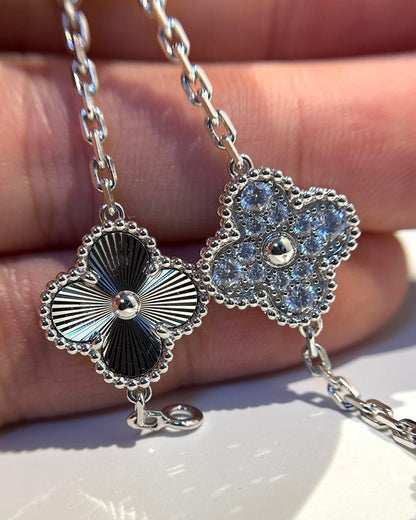[Eternal Jewelry] CLOVER 5 MOTIF LASER BRACELET COLLECTION