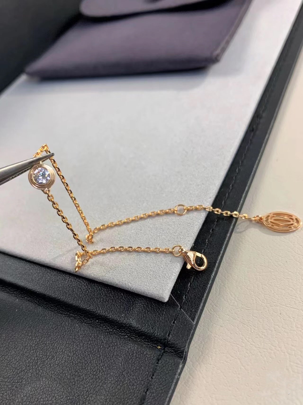 [Eternal Jewelry]DAMOUR DIAMOND LINK BRACELET