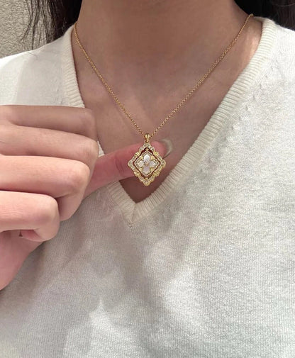[Eternal jewelry] B.C.L ENAMEL ROTATING SINGLE-DIAMOND NECKLACE£¨Various colors£©