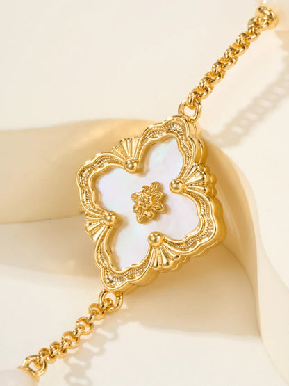 [Eternal jewelry]B.C.L ENAMELED Three-Flower Bracelet£¨Trumpet)